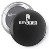 bearded for her pleasure Pin-back button