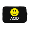 acid house smiley face 90's rave club hardcore party Laptop sleeve