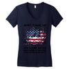 Veteran Don't Thank Me Thank My Brothers &amp; Sisters Who Never Came Back Women's V-Neck T-Shirt