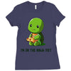 ninja diet (green) Ladies Fitted T-Shirt