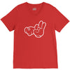 rude hands, ideal gift or birthday present. V-Neck Tee