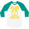 back to the future inspired flux capacitor delorean movie 3/4 Sleeve Shirt