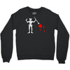 blackbeard's flag pirate edward teach Crewneck Sweatshirt