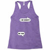 I am Hungry! - Me Too! Mom and Baby Talking Racerback Tank