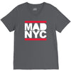 mad nyc new york city run fashion baseball jersey V-Neck Tee