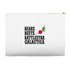 bears beets battlestar galactica Accessory Pouches