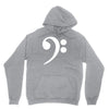 bass cleff funny Hoodie