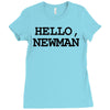 hello newman funny t shirt seinfeld vandelay tee s 3xl Ladies Fitted T-Shirt