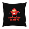 Do You Know De Wey Throw Pillow