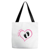 Custom baby girl name maternity design Tote Bags