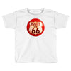 route 66 sign distressed, ideal birthday gift or present Toddler T-shirt