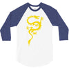 chinese dragon cool oriental asian kung fu 3/4 Sleeve Shirt