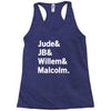 Jude JB Willem Malcolm Racerback Tank