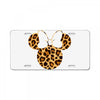 Minnie Mouse Leopard License Plate