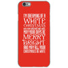 white christmas iPhone 6/6s Case