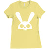 skull bunny Ladies Fitted T-Shirt