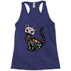 loco coco skul cat Racerback Tank