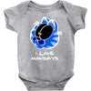 i love mondays Baby Bodysuit