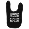 blues rules Baby Bibs