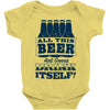 all this beer Baby Onesie