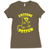awesome possum Ladies Fitted T-Shirt