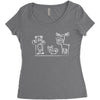angry (2) Women's Triblend Scoop T-shirt
