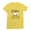 coffee required Ladies Fitted T-Shirt