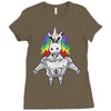 Gym Unicorn Ladies Fitted T-Shirt