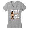 best cat mom Women's V-Neck T-Shirt