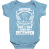 Never Underestimate Dog Rescuer Who Was Born December Baby Onesie
