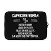 Capricorn Woman Laptop sleeve