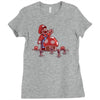 mushroom eater Ladies Fitted T-Shirt
