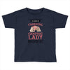 camping lady Toddler T-shirt