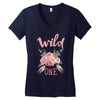 wild one Women's V-Neck T-Shirt