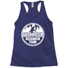 sasquatch research team Racerback Tank