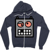 robot funny Zipper Hoodie
