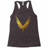 the fly bird   maverick jake paul   gold Racerback Tank