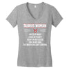 Taurus Woman Women's V-Neck T-Shirt