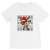 christmas reindeer dabbing V-Neck Tee