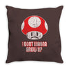 i don't wanna grow up Throw Pillow