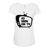 as seen on tv Maternity Scoop Neck T-shirt