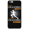 the best grandpas go running iPhone 6/6s Case