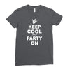 keep cool partyon Ladies Fitted T-Shirt