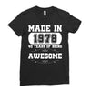 made in 1978 40 years of being awesome Ladies Fitted T-Shirt