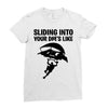sliding into your dm's like Ladies Fitted T-Shirt
