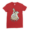 ghost just here for the boos Ladies Fitted T-Shirt
