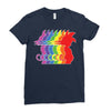 Goku Rainbow T-Shirt Ladies Fitted T-Shirt