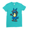 aura peeker Ladies Fitted T-Shirt