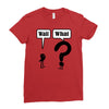 wait,what Ladies Fitted T-Shirt