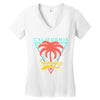 California Summer For Women's V-Neck T-Shirt